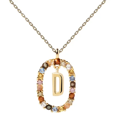 PDPAOLA LETTER D NECKLACE CO01-263-U