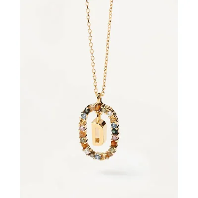 PDPAOLA LETTER D NECKLACE CO01-263-U
