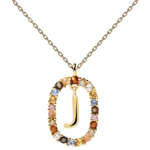 PDPAOLA LETTER J NECKLACE CO01-269-U