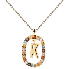PDPAOLA LETTER K NECKLACE CO01-270-U