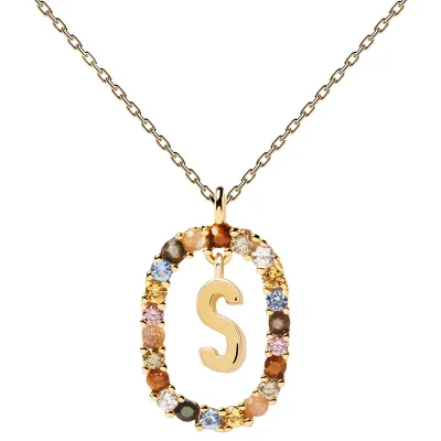 PDPAOLA LETTER S NECKLACE CO01-278-U