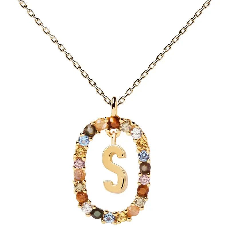 PDPAOLA LETTER S NECKLACE CO01-278-U