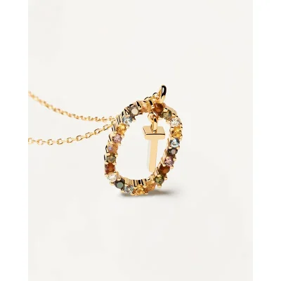 PDPAOLA LETTER T NECKLACE CO01-279-U