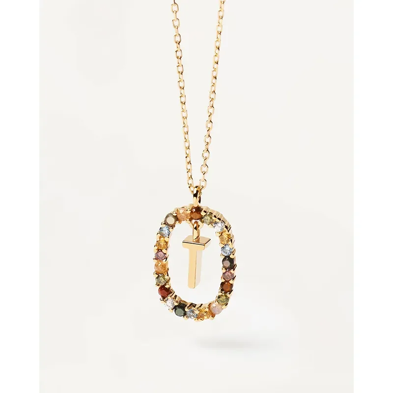 PDPAOLA LETTER T NECKLACE CO01-279-U