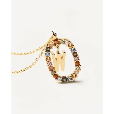 PDPAOLA LETTER W NECKLACE CO01-282-U