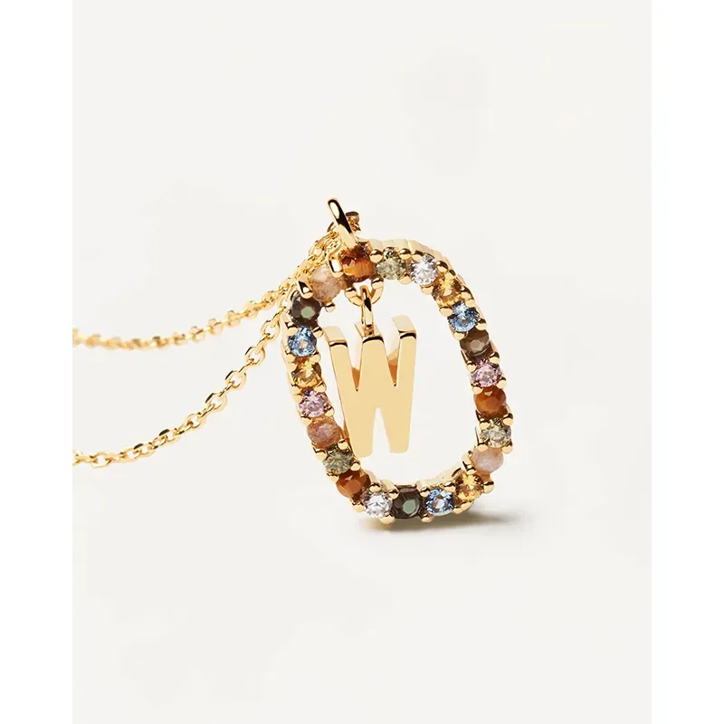 PDPAOLA LETTER W NECKLACE CO01-282-U