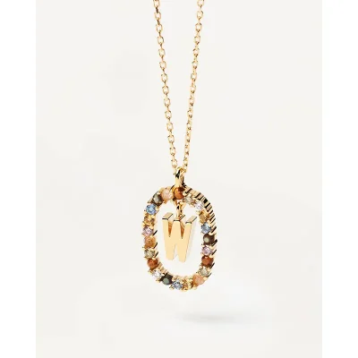 PDPAOLA LETTER W NECKLACE CO01-282-U