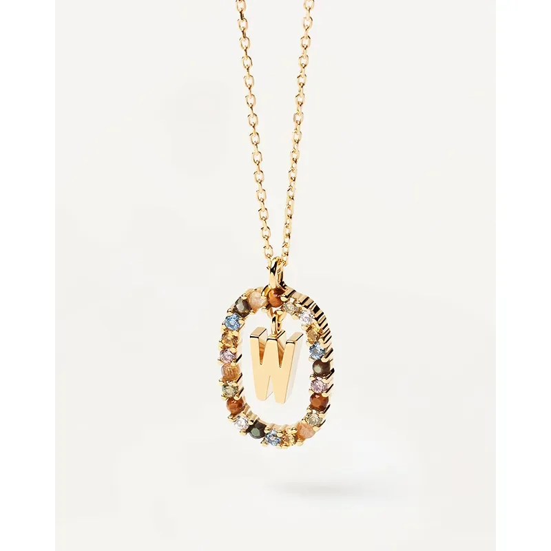 PDPAOLA LETTER W NECKLACE CO01-282-U