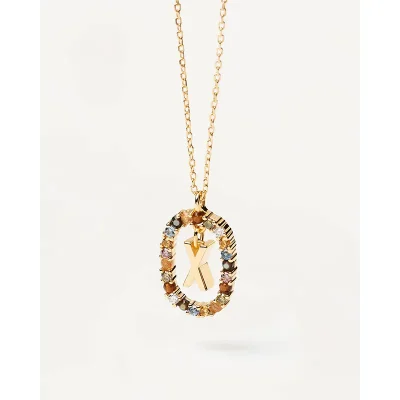 PDPAOLA LETTER X NECKLACE CO01-283-U