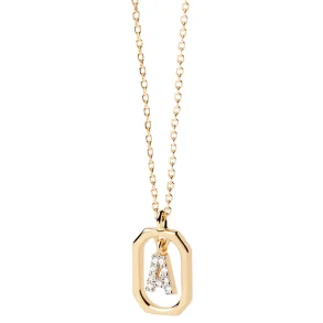 PDPAOLA MINI LETTER A NECKLACE CO01-512-U