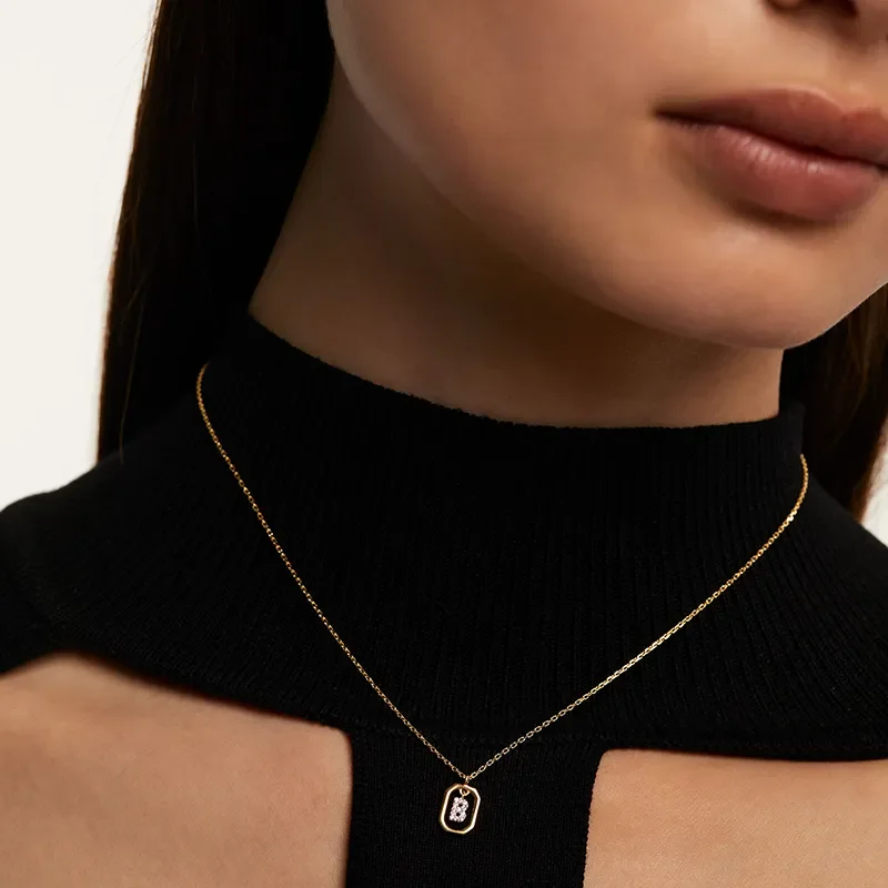 PDPAOLA MINI LETTER B NECKLACE CO01-513-U