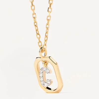 PDPAOLA MINI LETTER C NECKLACE CO01-514-U