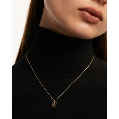 PDPAOLA MINI LETTER E NECKLACE CO01-516-U