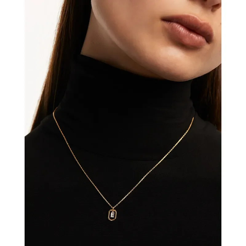 PDPAOLA MINI LETTER E NECKLACE CO01-516-U