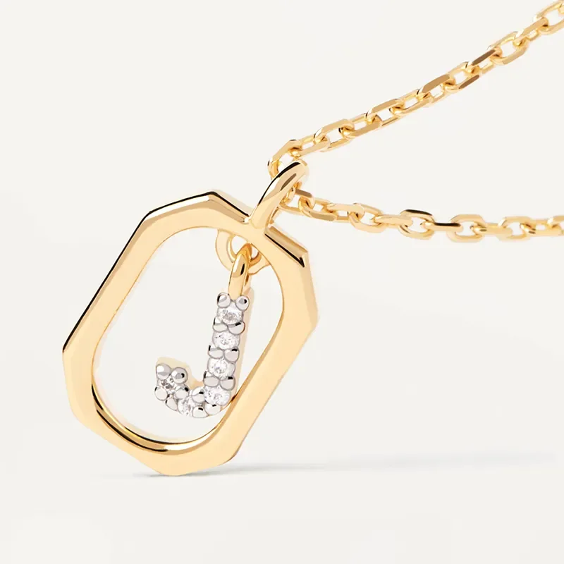 PDPAOLA MINI LETTER J NECKLACE CO01-521-U