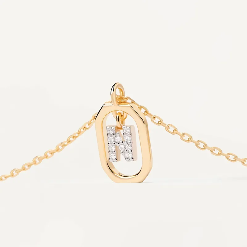 PDPAOLA MINI LETTER N NECKLACE CO01-525-U