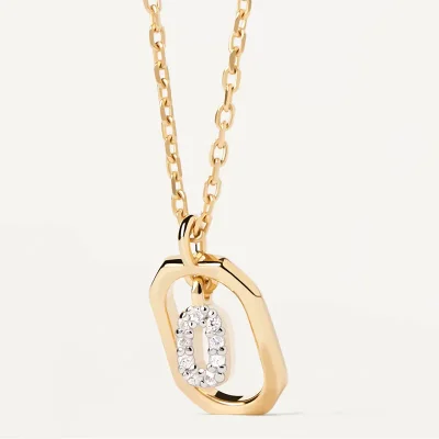 PDPAOLA MINI LETTER O NECKLACE CO01-526-U