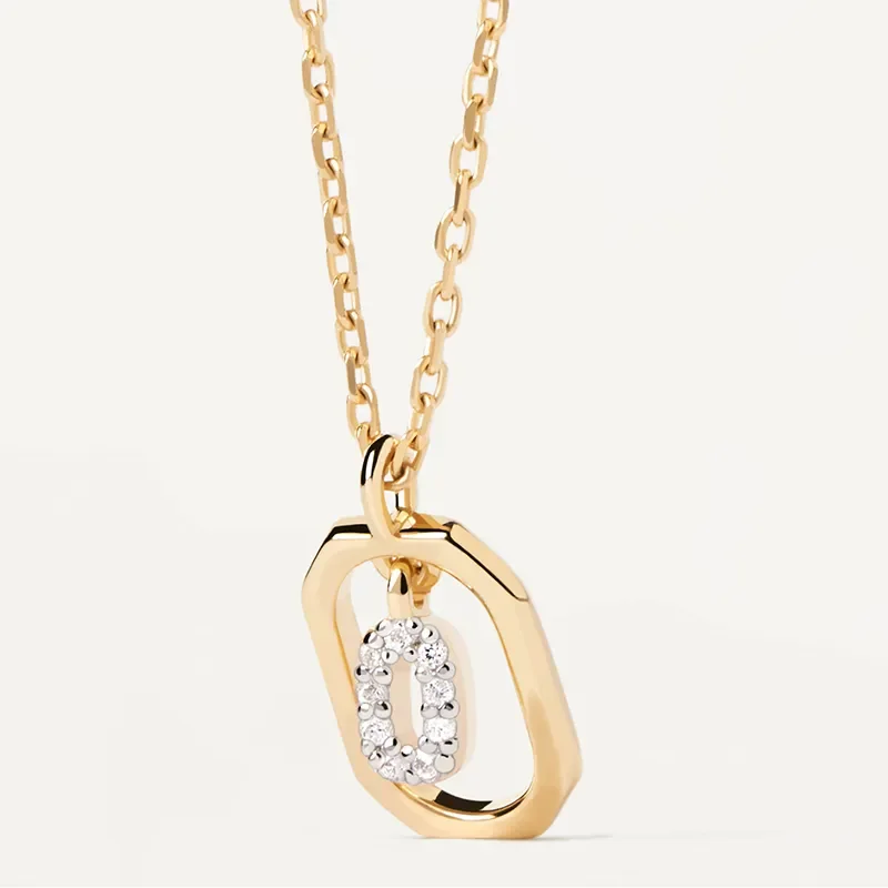 PDPAOLA MINI LETTER O NECKLACE CO01-526-U