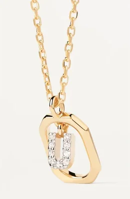 PDPAOLA MINI LETTER U NECKLACE CO01-532-U