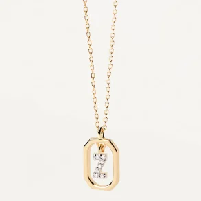 PDPAOLA MINI LETTER Z NECKLACE CO01-537-U