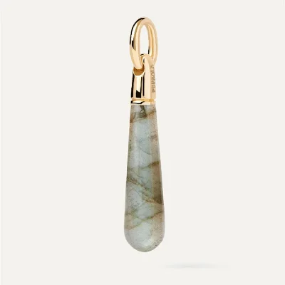 PDPAOLA LARGE LABRADORITE DROP PENDANT  CO01-788-U