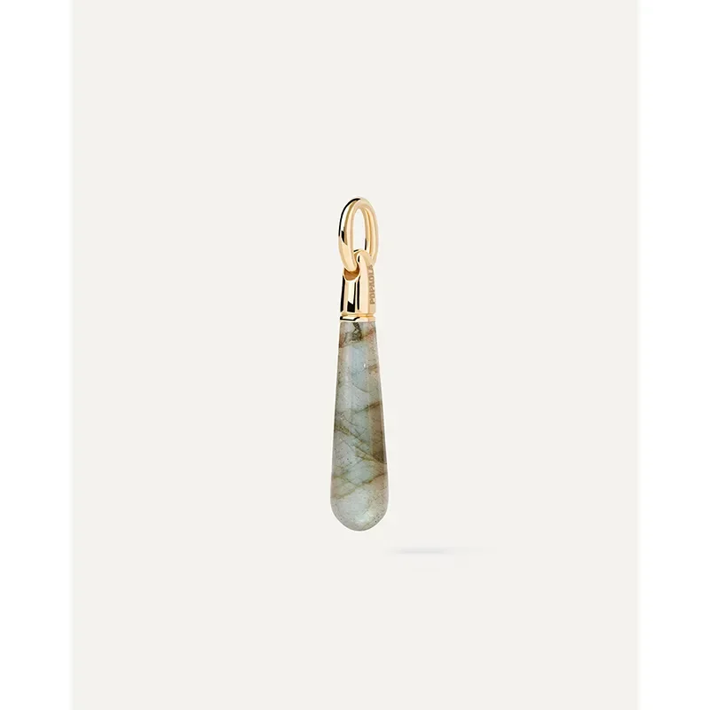 PDPAOLA LARGE LABRADORITE DROP PENDANT  CO01-788-U