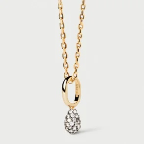 PDPAOLA PAVE LAVA NECKLACE  CO01-819-U