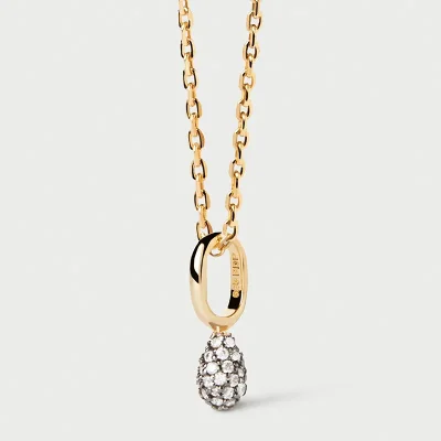 PDPAOLA PAVE LAVA NECKLACE  CO01-819-U