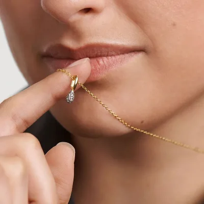 PDPAOLA PAVE LAVA NECKLACE  CO01-819-U