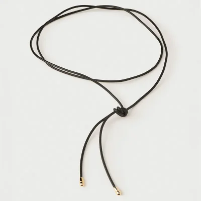 PDPAOLA DANA LEATHER BOW NECKLACE CO01-930-U