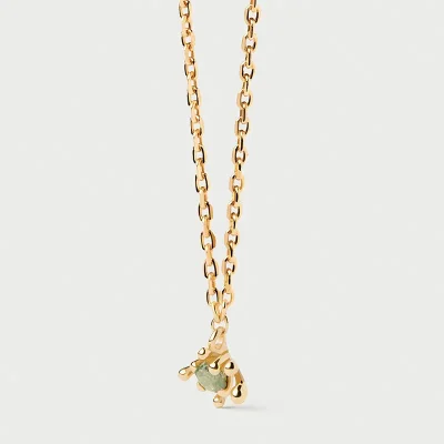 PDPAOLA GREEN FLEUR NECKLACE CO01-961-U