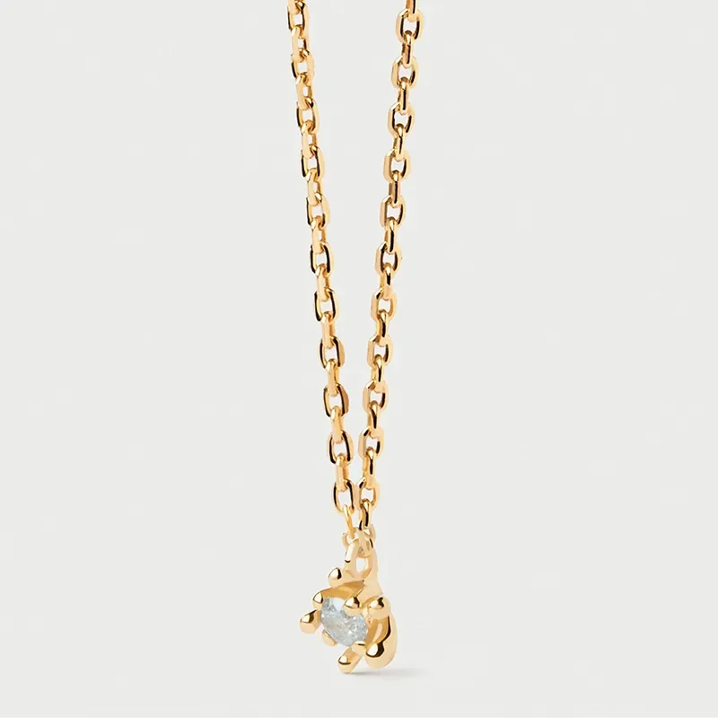 PDPAOLA GREY FLEUR NECKLACE CO01-963-U