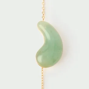 PDPAOLA GREEN AVENTURINE AURA NECKLACE CO01-998-U