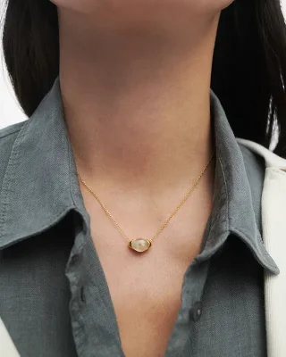 PDPAOLA PREHNITE BAY NECKLACE CO01-A22-U