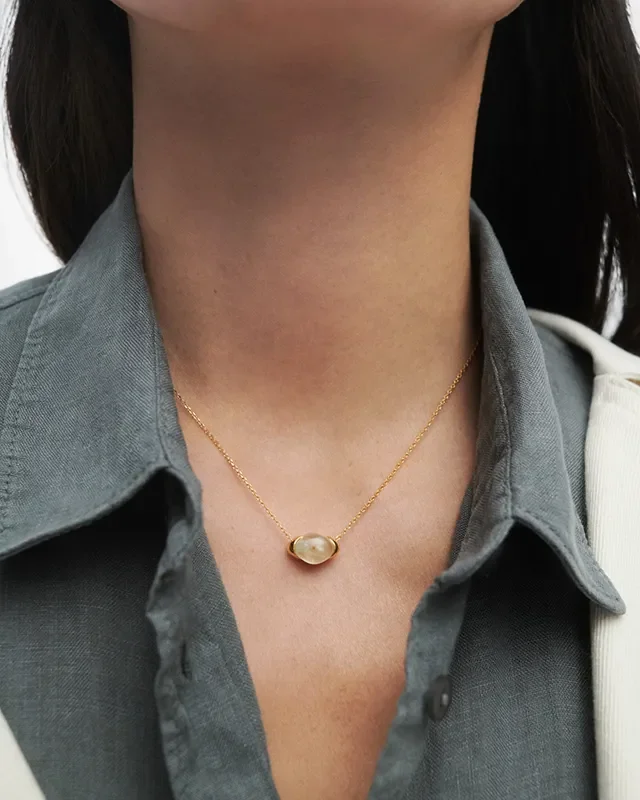 PDPAOLA PREHNITE BAY NECKLACE CO01-A22-U