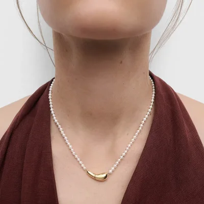 PDPAOLA LA PERLA ESSENTIAL NECKLACE CO01-A64