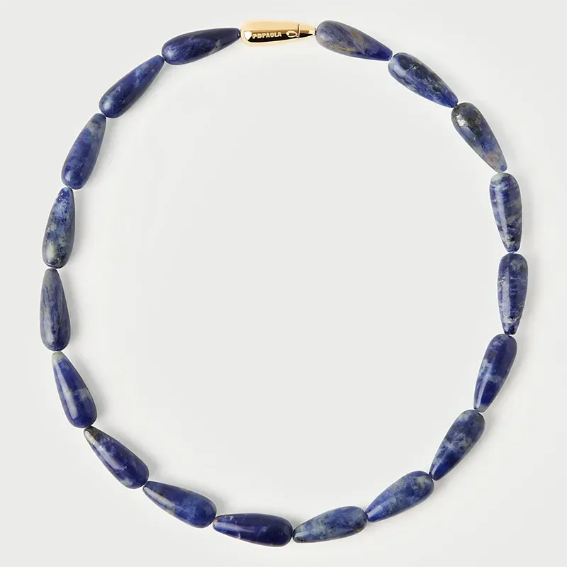 PDPAOLA SODALITE DROP NECKLACE CO01-B39-U