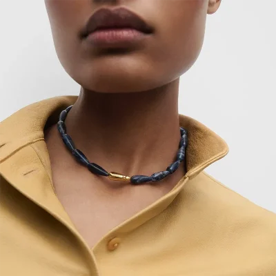 PDPAOLA SODALITE DROP NECKLACE CO01-B39-U