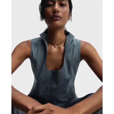 PDPAOLA RHODOCHROSITE LUNA CORD NECKLACE CO01-B49-U