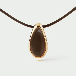 PDPAOLA QUARTZ LUNA CORD NECKLACE CO01-B52-U