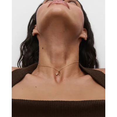 PDPAOLA A INITIAL PENDANT NECKLACE CO01-B74-U