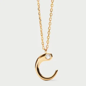 PDPAOLA C INITIAL PENDANT NECKLACE CO01-B76-U