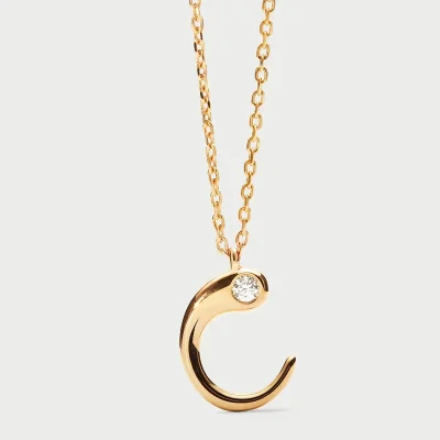 PDPAOLA C INITIAL PENDANT NECKLACE CO01-B76-U