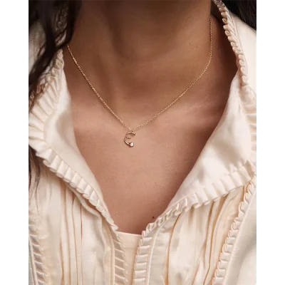 PDPAOLA E INITIAL PENDANT NECKLACE CO01-B78-U