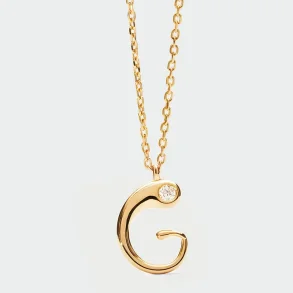 PDPAOLA G INITIAL PENDANT NECKLACE CO01-B80-U