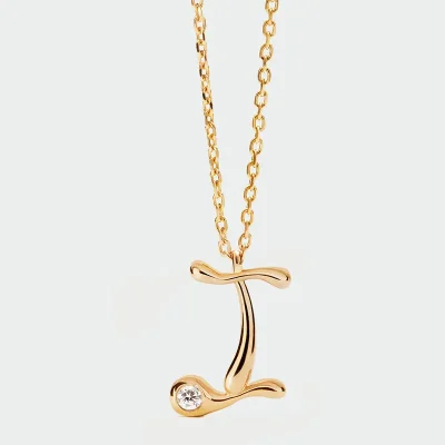 PDPAOLA I INITIAL PENDANT NECKLACE CO01-B82-U