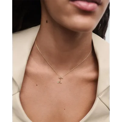 PDPAOLA I INITIAL PENDANT NECKLACE CO01-B82-U