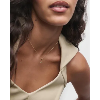 PDPAOLA I INITIAL PENDANT NECKLACE CO01-B82-U