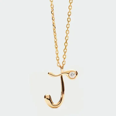 PDPAOLA J INITIAL PENDANT NECKLACE CO01-B83-U