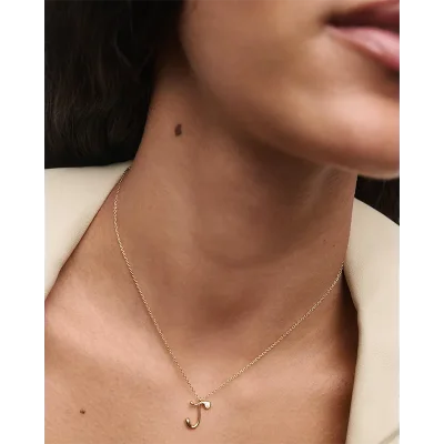 PDPAOLA J INITIAL PENDANT NECKLACE CO01-B83-U